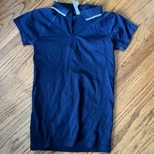 Women's Athleta Tennis Polo - Navy - XS